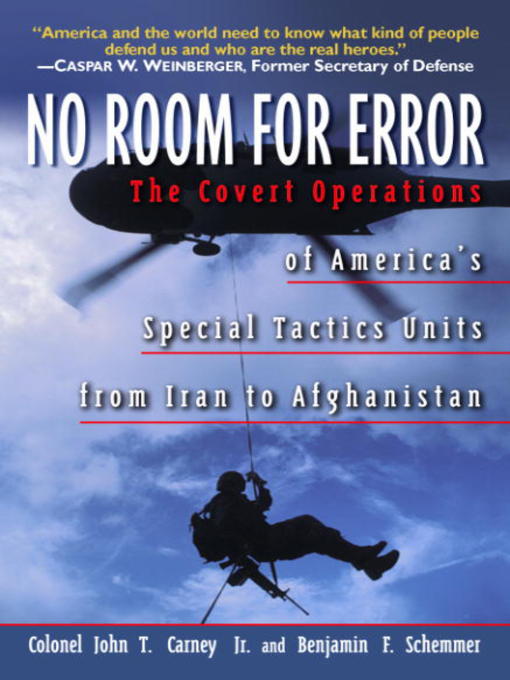 Title details for No Room for Error by Col. John T. Carney - Available